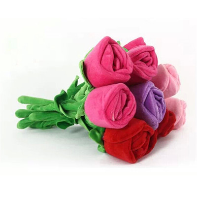 广州工厂创意定制玫瑰玩偶 浪漫永不凋零的礼品新宠